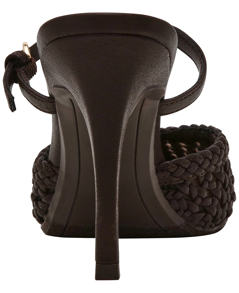 Dv Dolce Vita Women's Geanie Woven Two-Piece Pointed Toe Heeled Pumps