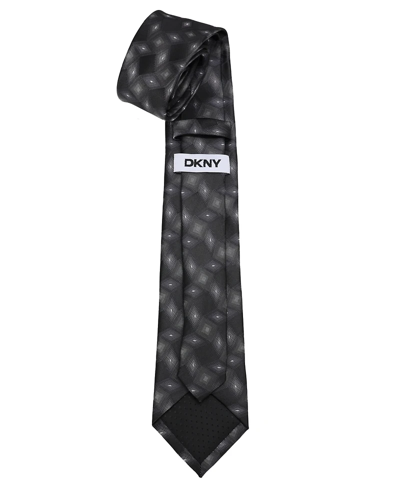 Dkny Men's Tossed Slim Design Tie