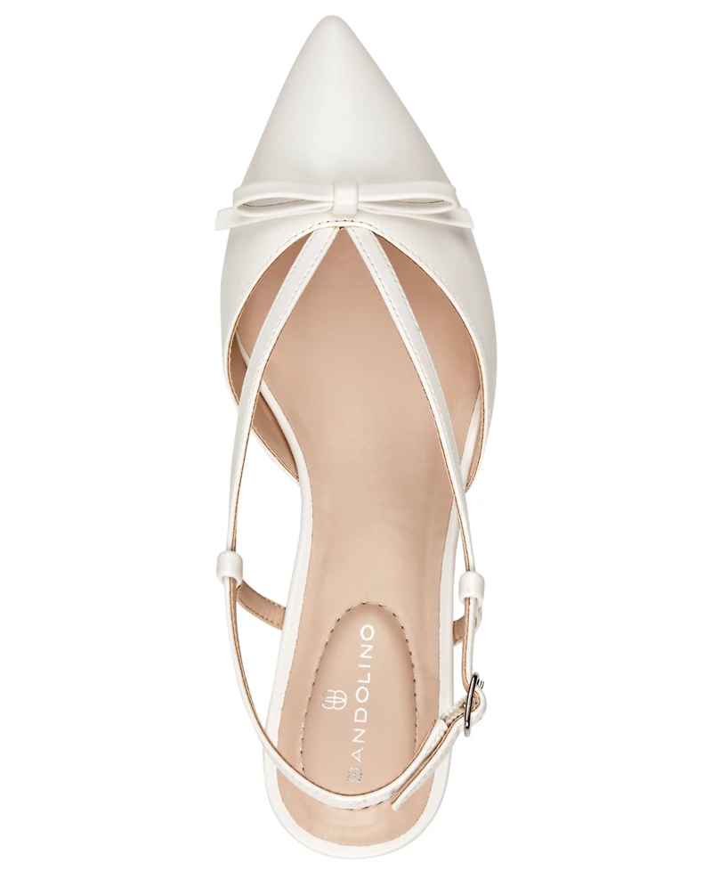 Bandolino Women's Macruz Slingback Kitten Heel Pumps