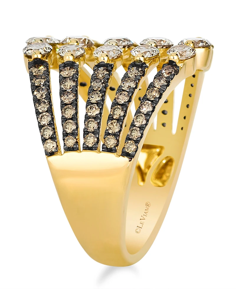 Le Vian Nude Diamond (1.44 ct. t.w.) and Chocolate Diamond (0.72 ct. t.w.) Ring in 14k Honey Gold