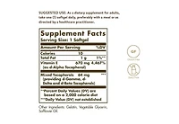 Solgar Vitamin E Mixed (d-Alpha Tocopherols and Mixed Tocopherols) ,1000 Iu ,100 S Gels