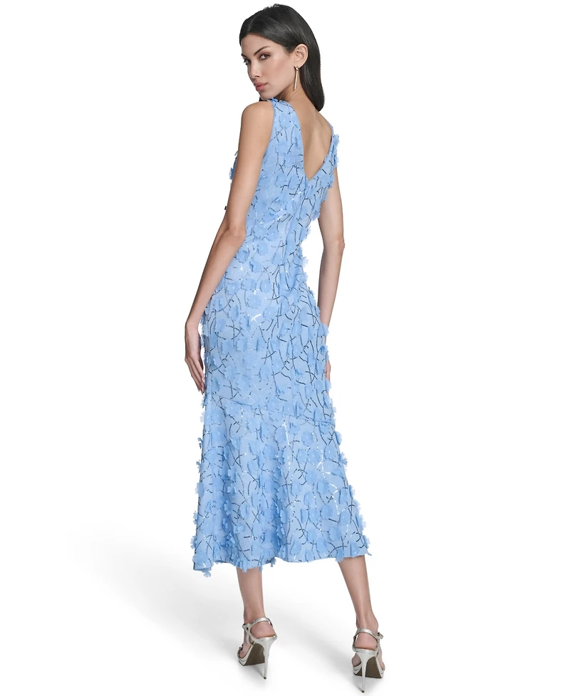 Eliza J Women's V-Neck Midi Dress