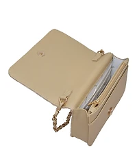 Bebe Women's Adela Monogram Mini Crossbody Bag