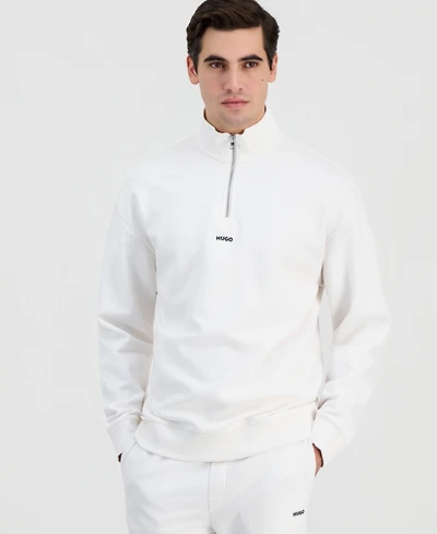 Hugo Boss Men's Durty Relaxed-Fit Half-Zip Sweatshirt