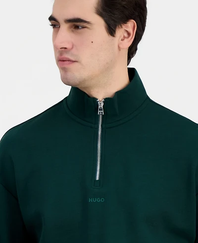 Hugo Boss Men's Durty Relaxed-Fit Half-Zip Sweatshirt