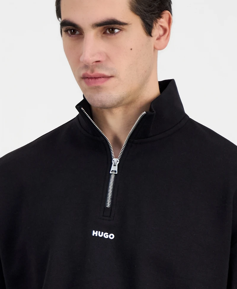 Hugo Boss Men's Durty Relaxed-Fit Half-Zip Sweatshirt