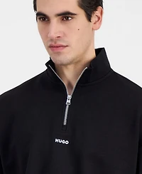 Hugo Boss Men's Durty Relaxed-Fit Half-Zip Sweatshirt