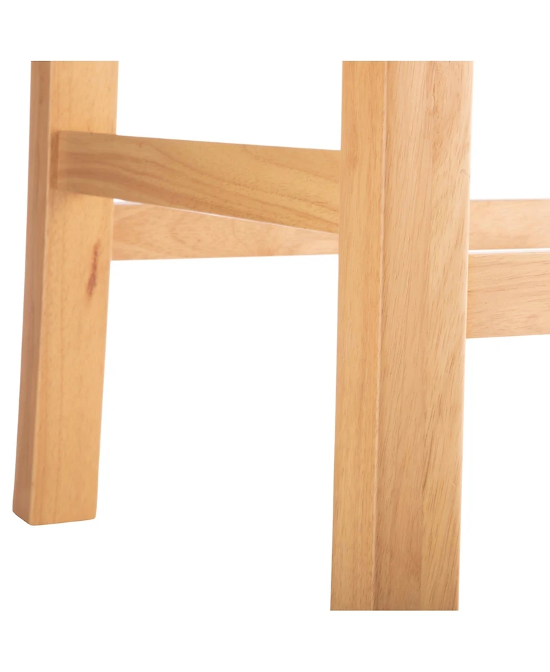 Alaterre Furniture 24" Wood Newport Counter Height Bar Stool