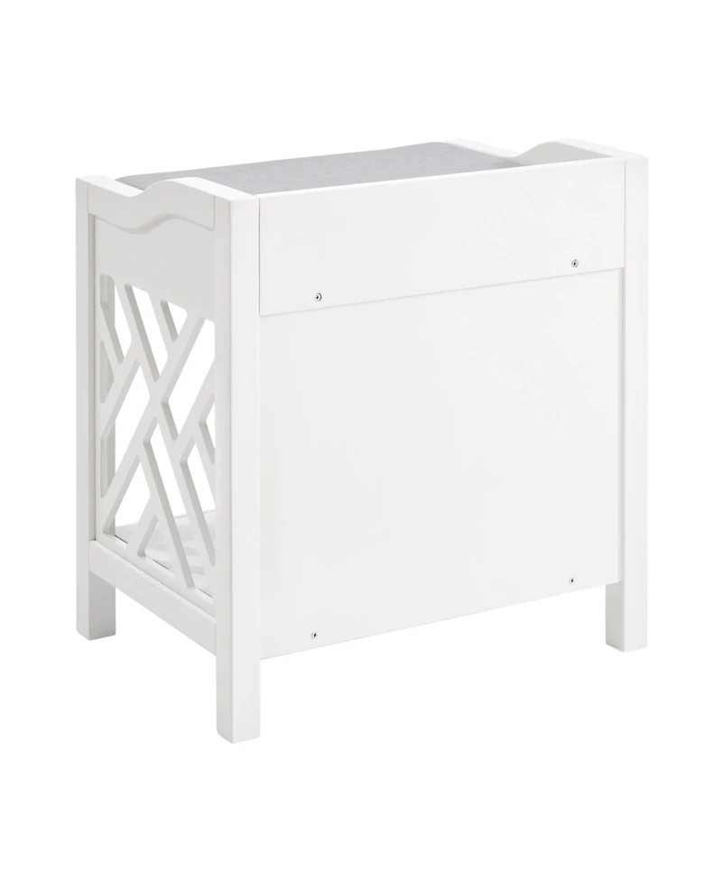 Alaterre Furniture 22" Wood Coventry Bench Stool