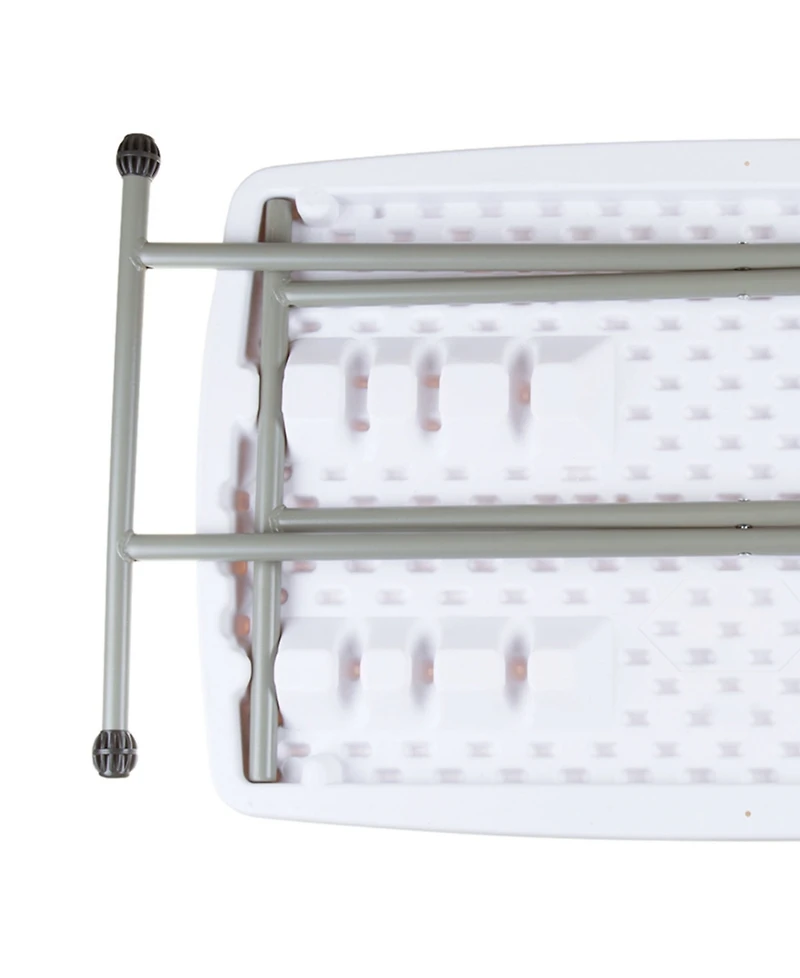 Everyday Home 30" Plastic Adjustable Folding Table