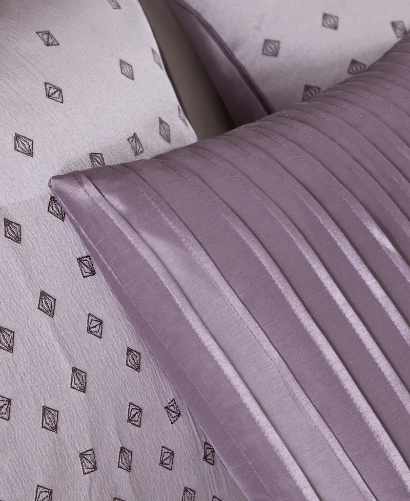 Madison Park Biloxi Geometric Jacquard 6-Pc. Duvet Cover Set, King/California King