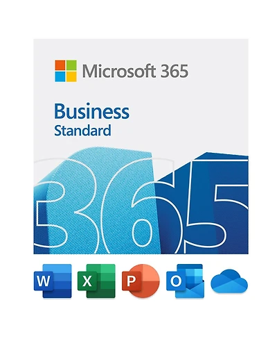 Microsoft 365 Business Standard 1-Year Subscription for Pc/Mac, 1-User, Download