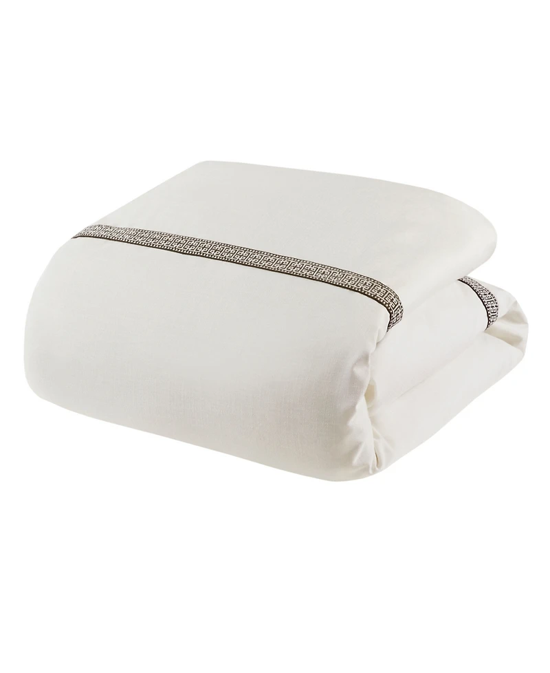 Madison Park Signature Jarvis Embroidery Oversized Duvet Style -Pc. Comforter Set