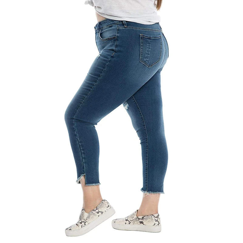 Slink Jeans Women's Denim High Rise Ankle Skinny