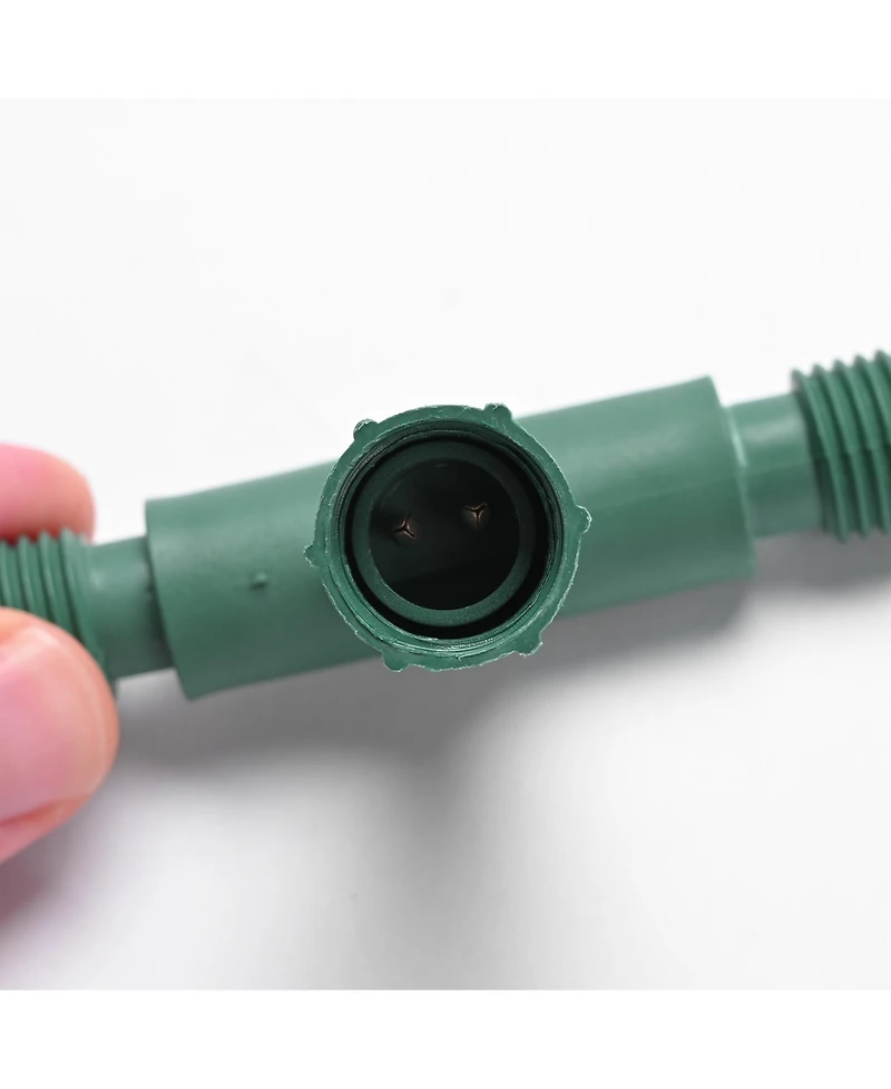 DELight 10Pcs IP65 Waterproof Wire Connectors 3 Way T-Shape for Outdoor Lights