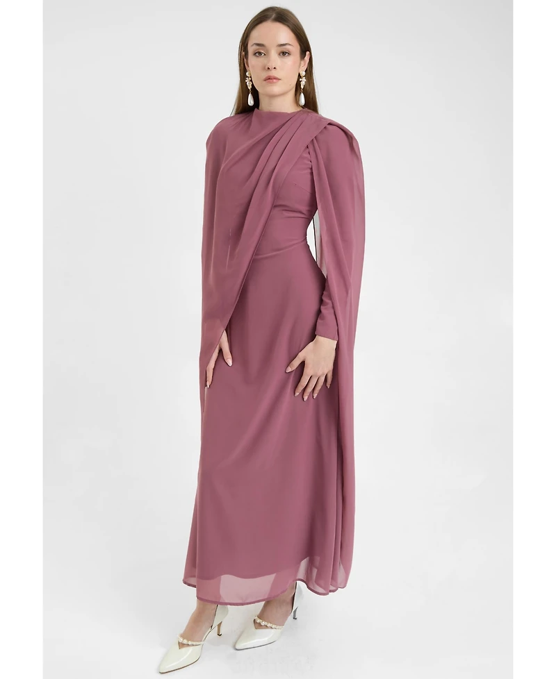 Maryisa Women's Modest Chiffon Dress