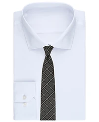 Alfani Men's Oakmont Grid Slim Tie, Macy's Exclusive