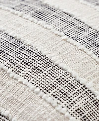 Tahari Home Ariel Fringe Stripe Decorative Pillow, 20" x 20"