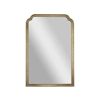 Emma+Oliver Julien Wall Mirror with Solid Wood Frame and Silver Backed Glass for Clarity for Entryways, Dining Rooms & More