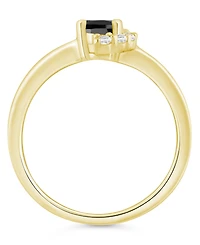 Macy's Amethyst (3/4 ct. t.w.) and White Diamond (1/20 Ring 10k Gold