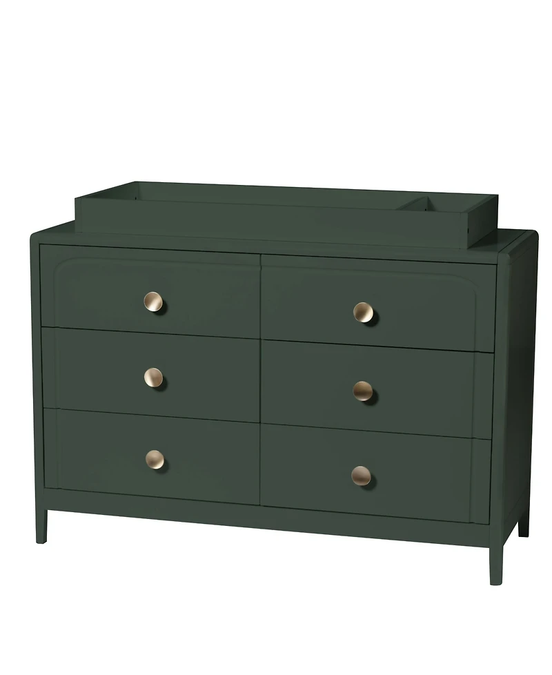 Little Seeds Baby Neutral Briar 6-Drawer Dresser