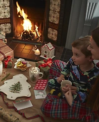 Spode Christmas Tree Square Handled Platter