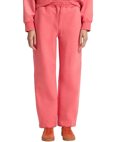 Boss by Hugo Women's Cropped Cotton-Blend Tracksuit Pants