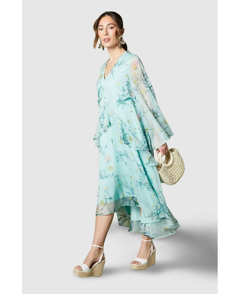 Coast Women's Volume Frill Maxi Dress