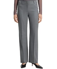 Boss by Hugo Women's Melange Virgin Wool Relaxed-Fit Pants