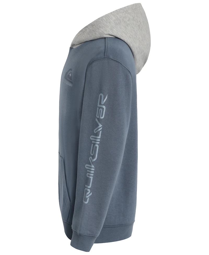 Quiksilver Boys' 8-20 Color-Block Long-Sleeve Hoodie