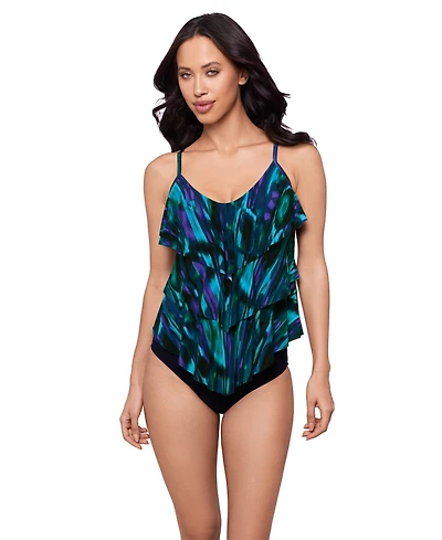 Magicsuit Women's Rainfall Rita V-Neck Tankini Top