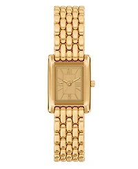 Michael Kors Women's Essex Three-Hand Gold-Tone Stainless Steel Watch, 20mm