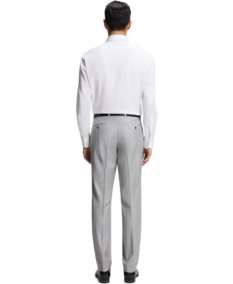 Boss by Hugo Men's Cotton Monogram-Jacquard Regular-Fit Dress Shirt