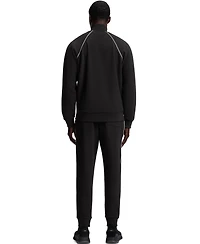 Boss by Hugo Boss Men's Contrast Piping Cotton-Blend Sweatshirt