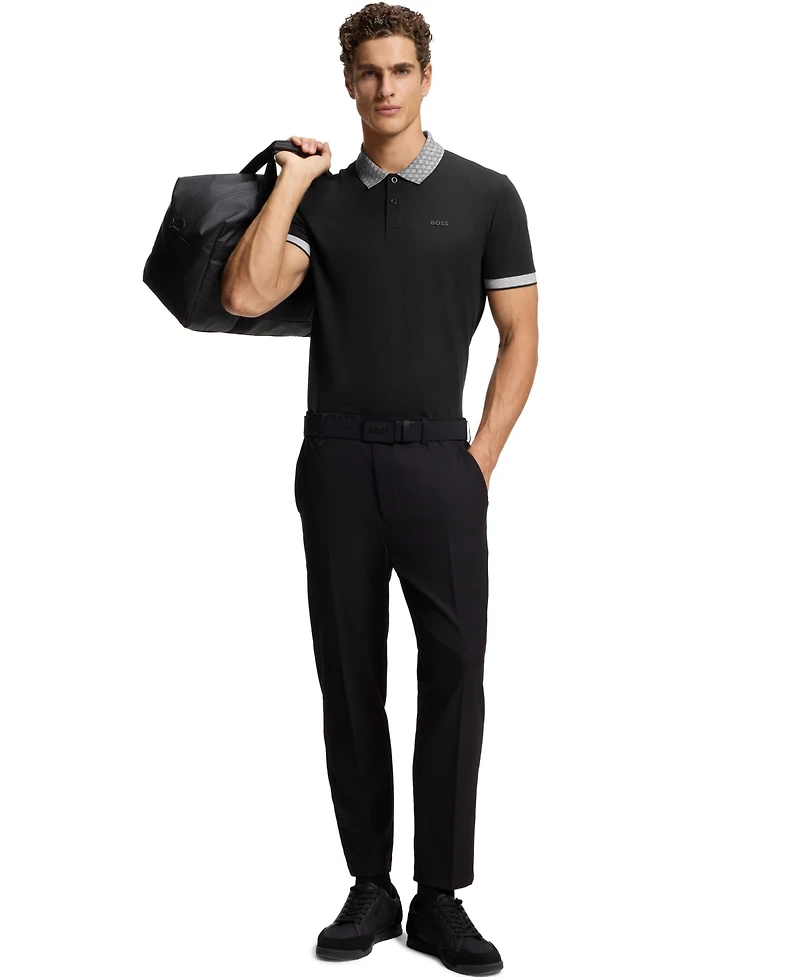 Boss by Hugo Men's Stretch Cotton Moisture Management Paddy Polo Shirt
