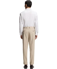 Boss by Hugo Men's Virgin Wool Cotton Tapered-Fit Pants