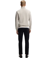 Boss by Hugo Men's Logo Patch Zip-Neck Sweatshirt