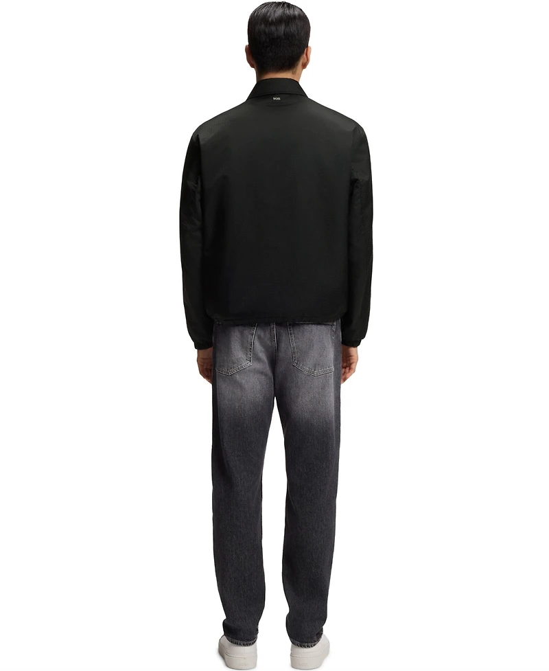 Boss by Hugo Men's Water-Repellent Monogram Jacket