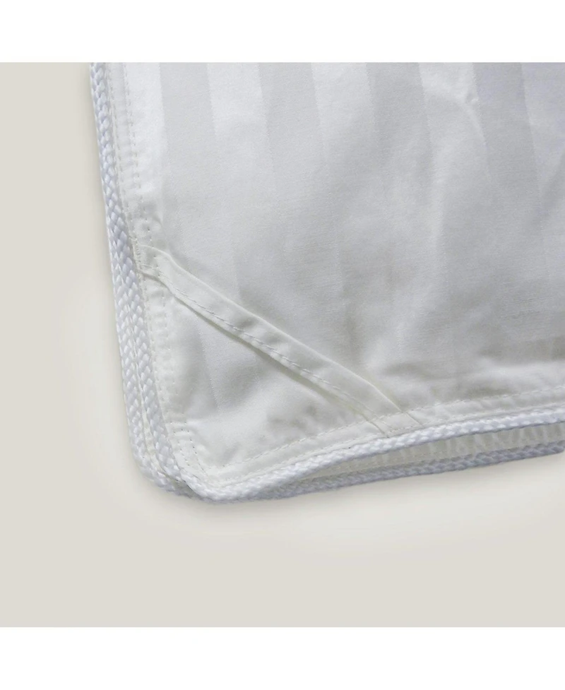 Egyptian Linens Heavyweight Silk Goose Down Fill Comforter – Solid, Full/Queen