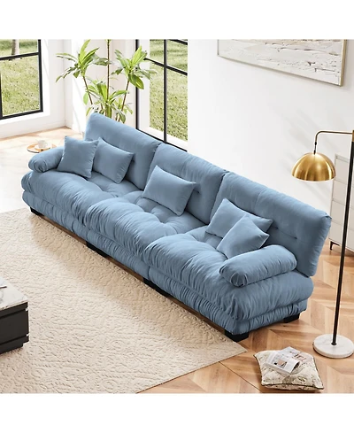 Streamdale Furniture Streamdale 3-Seater Chenille Sectional Sofa - Deep Seat, Soft Comfy Upholstered Furniture
