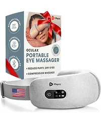 LifePro Eye Massager with Heat & Vibration - 4 Soothing Modes, Rechargeable, Bluetooth Music