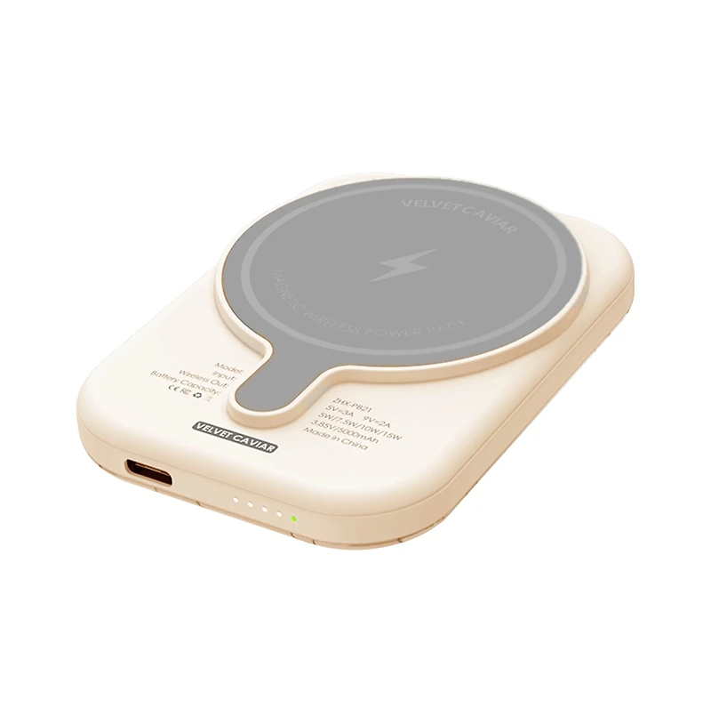 Velvet Caviar Phone Accessories Gift Set includes Charm, Battery Pack, Grip Ring and Travel Bag