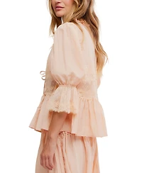 Free People Women's Forever Young Bed Jacket Top