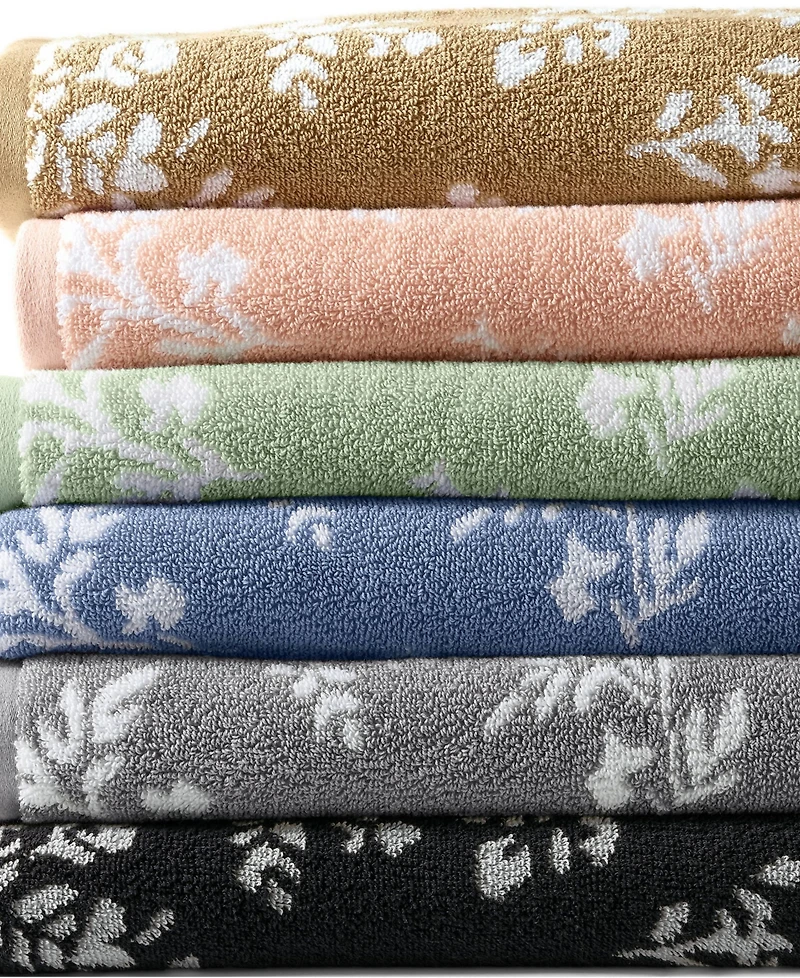 Lands' End Cotton Jacquard 6-Piece Bath Towel Set