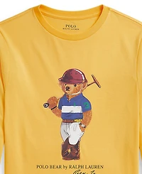 Polo Ralph Lauren Boys 8-20 Bear Cotton Long-Sleeve Tee