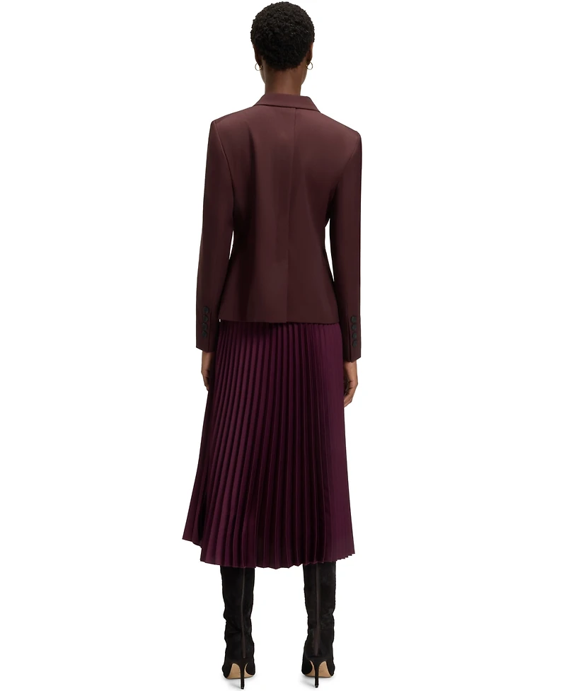 Boss by Hugo Women's Virgin-Wool Twill Regular-Fit Blazer