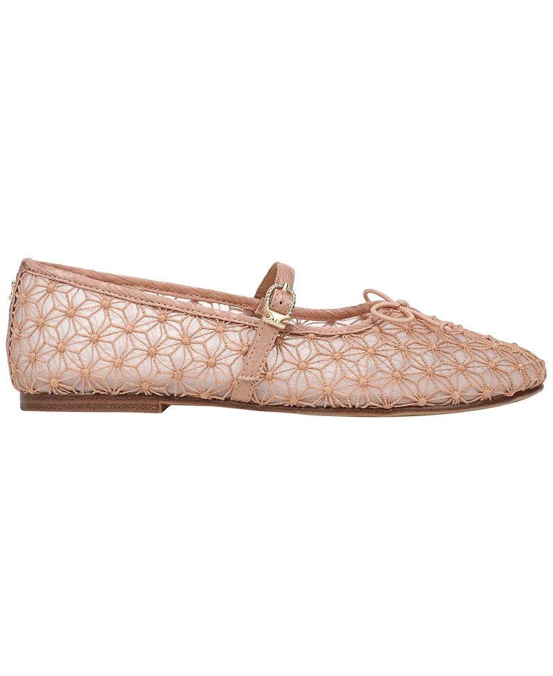 Circus Ny by Sam Edelman Women's Sofie Mesh Mary-Jane Ballet Flats