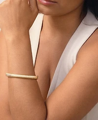 Ettika Ribbed Stacking Bangle Bracelet