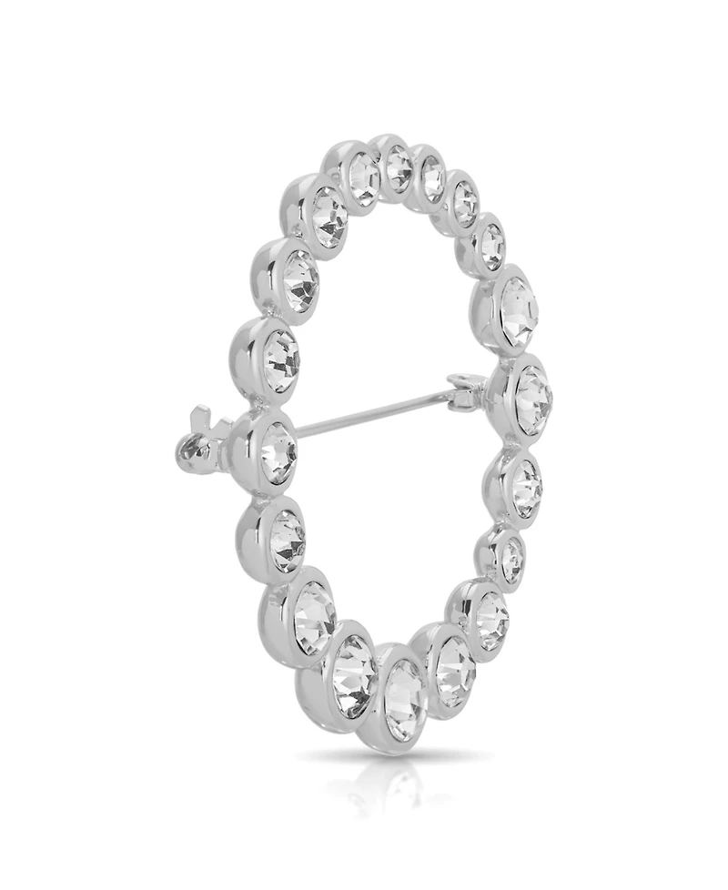 Ettika Crystal Loop Brooch