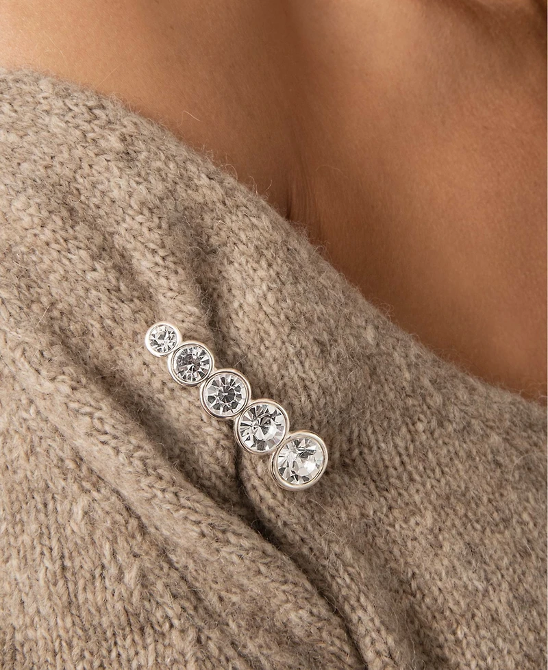 Ettika Crystal Line Brooch